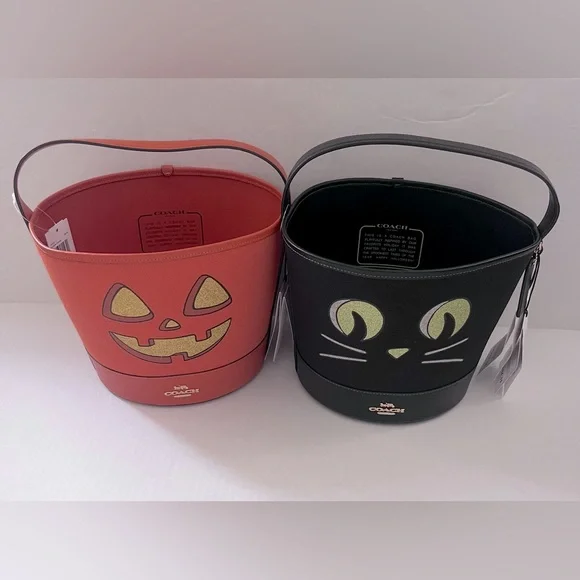 New Coach - Trick Or Treat Buckets With Halloween Pumpkin and cat bundle - Picture 3 of 14
